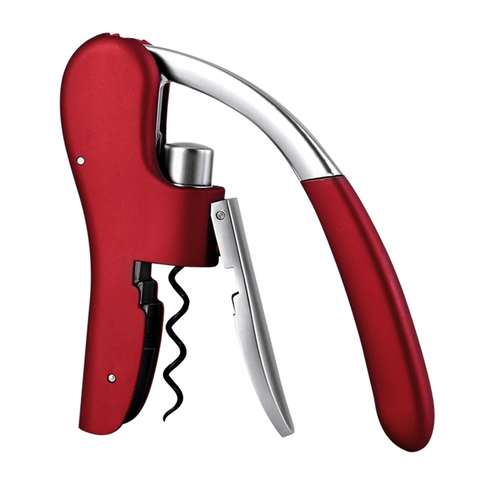 Wine Opener, Stainless Steel Bottle Opener with Two Operating Ergonomic