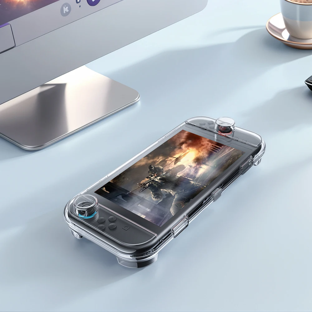 Clear Storage Case Holds 12 Game Cards Hard Shell Case Game Console Cover Slim Carrying Case for Nintendo for Switch 2