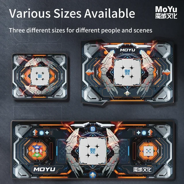 [SomeCube] MoYu Cyberpunk Mat CFOP Cube Mat Moyu Magic Cube Competition CFOP Speed Timer Mat Magic Infinity Fidget Toy 6