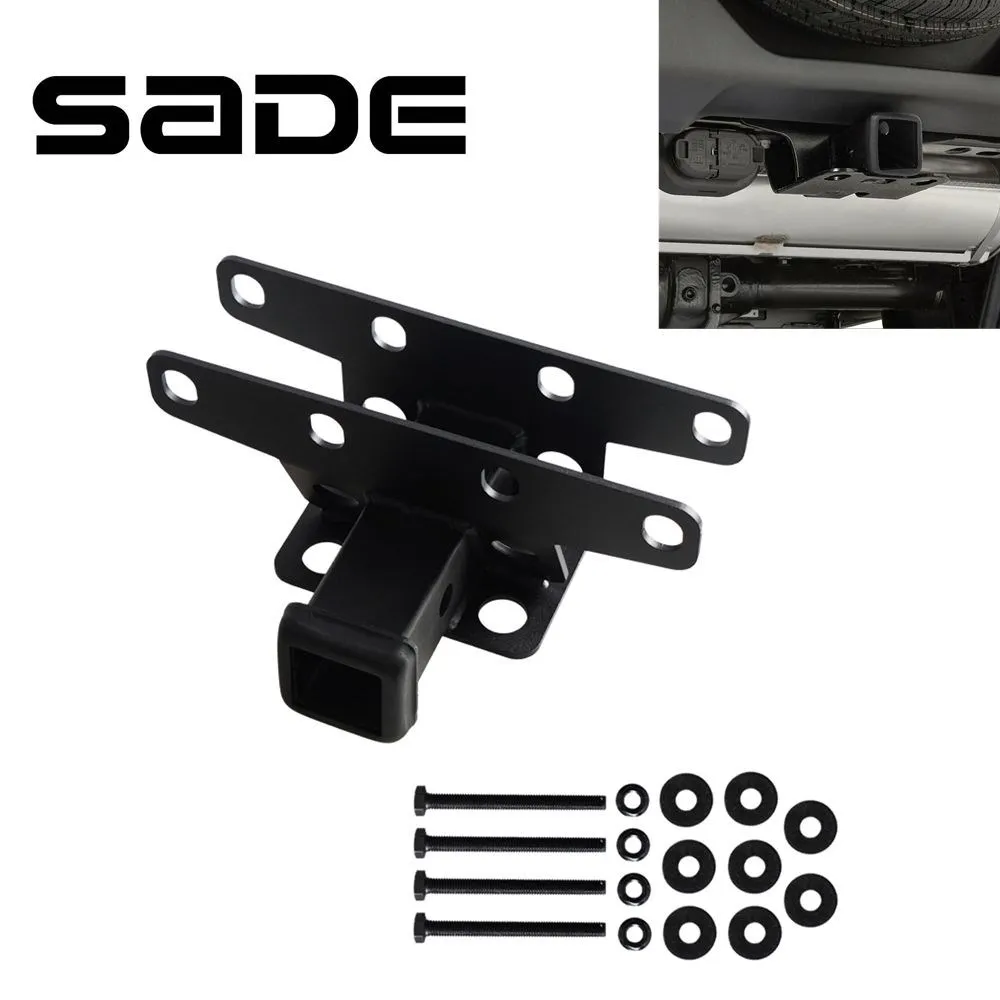 

Rear Tractor Trailer Hook Towing Hitch Rescue 2inch Steel Tow Accessories kit for Jeep Wrangler JK JL 2&4 Door 2007-2022 TH-1035