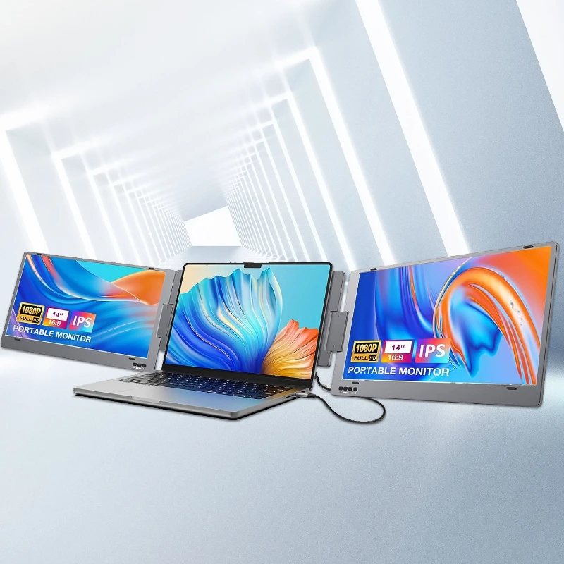 Dual-screen-display-laptop-expansion-screen-computer-secondary-screen ...