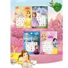 Disney Cartoon Frozen Princess Pooh Bear Snow White Makeup Nail Stickers Minnie Mickey Mermaid Stitch Stickers Toy For Kids DIY 5