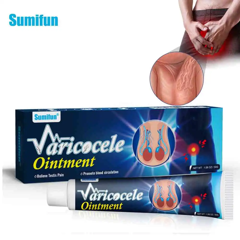 Pain Relief Cream Sumifun Varicocele Varicose Vein Cream Phlebitis Vasculitis Ointment Varicosity Angiitis Medical Health Care Plaster