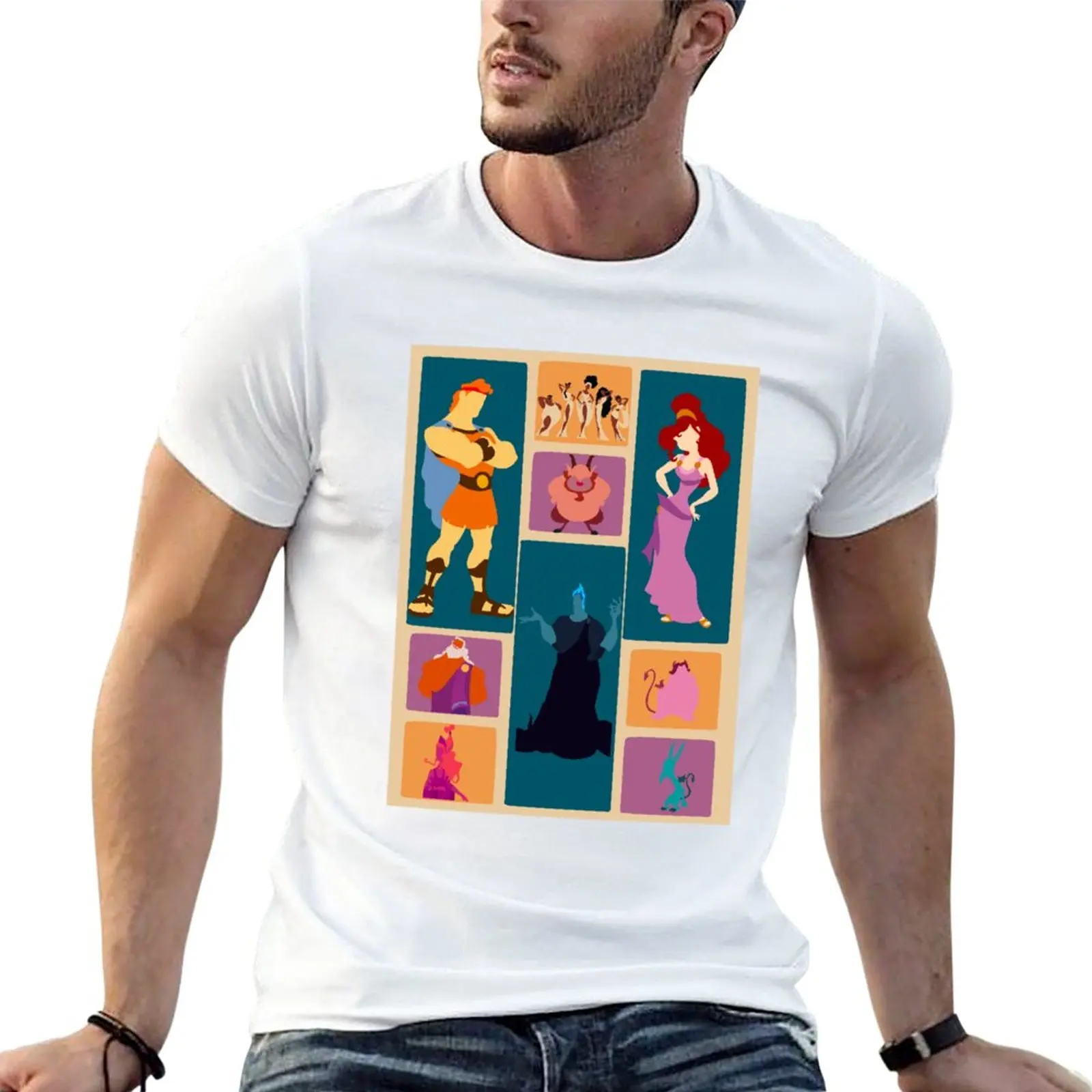 

New Hercules Inspired Minimalist Design T-Shirt t shirt man Short t-shirt plus size t shirts mens clothing