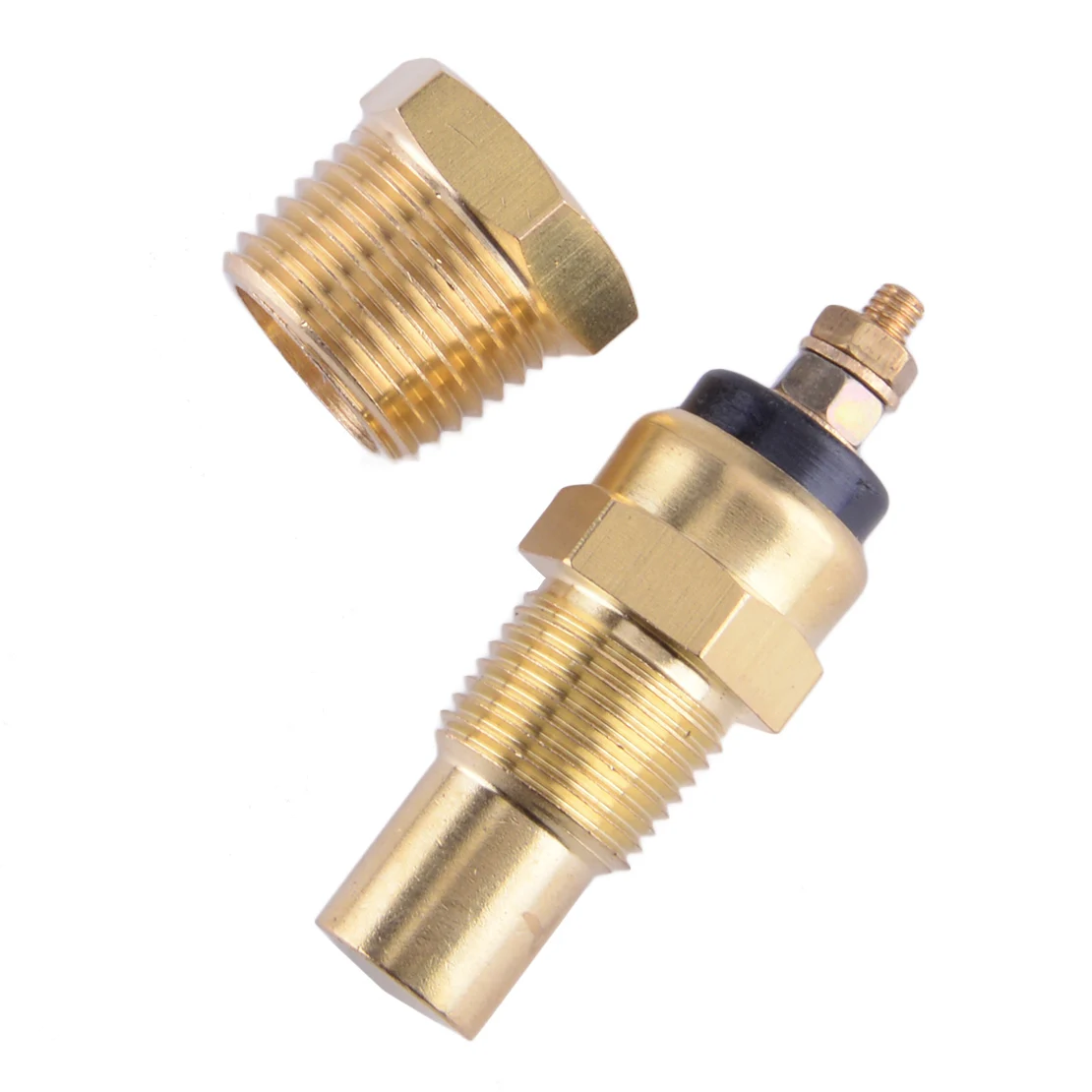

NEW 185-165 Degree Electric Engine Cooling Fan NPT 3/8 Thermostat Temperature Switch Fit for 383 400 396 402 265 283 305 307 327