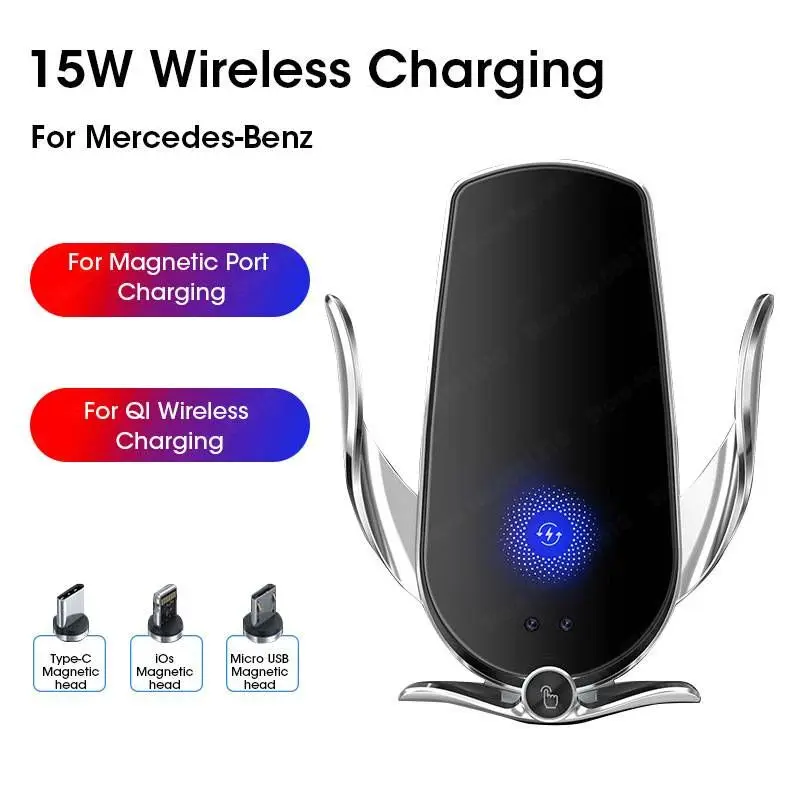 Car Phone Holder For Mercedesbenz For Benz Wireless Charger Smart