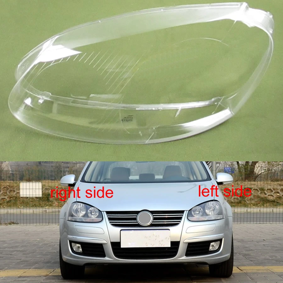 For Volkswagen VW Golf 5 2006 2007 2008 2009 2010 2011 Front Transparent  Lens Lamphsade Headlamp Cover Headlight Shell|Shell| - AliExpress