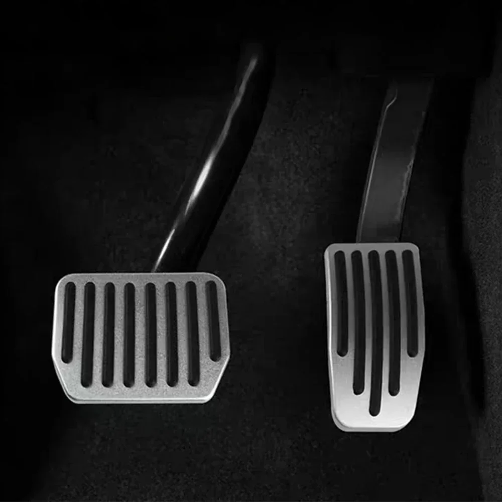 

New Aluminum Alloy Foot Pedal for Tesla Model 3/Y Accelerator Brake Pedal Rest Pedal Pad Cover Accessories Car Styling
