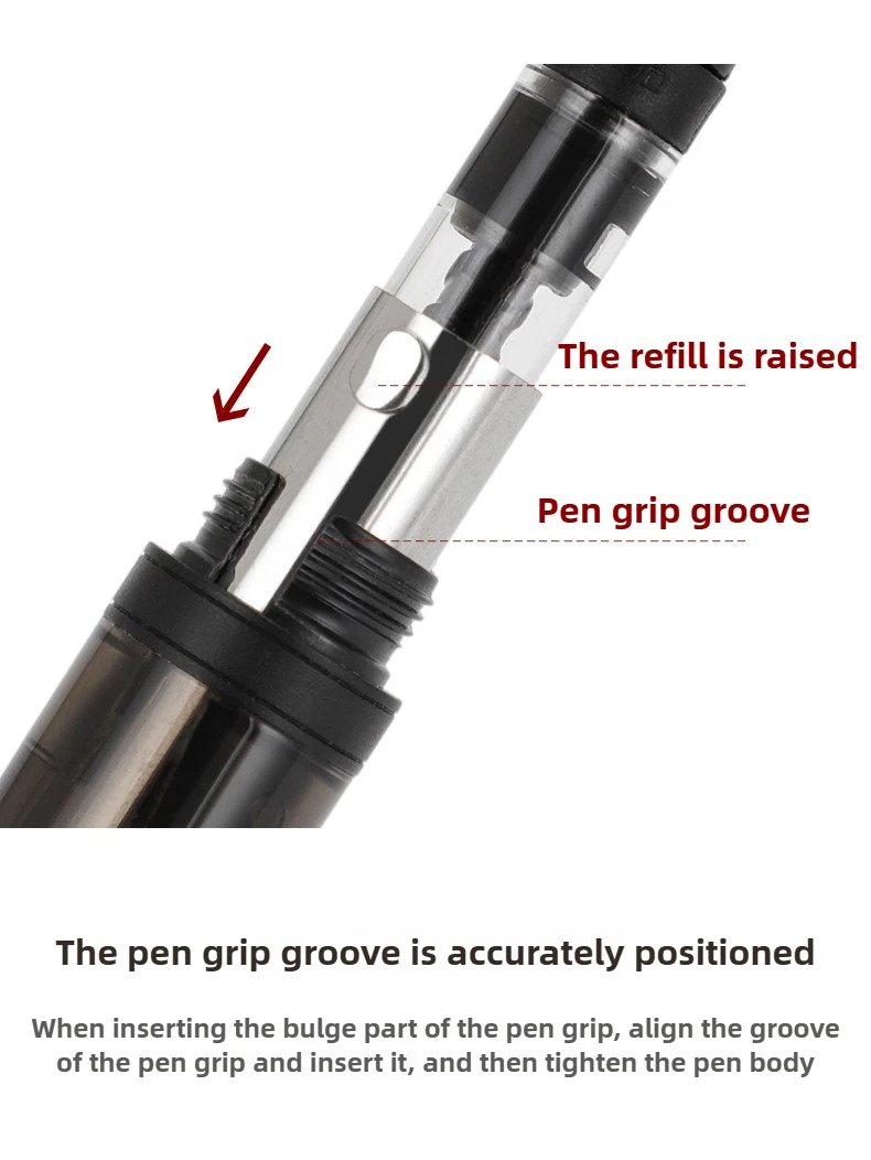 Jinhao 20 reservoarpenna med infällbar spets och bläckkonverter_voghion.com