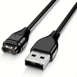 Versatile Smartwatch Charger Cable - 1m (Black)