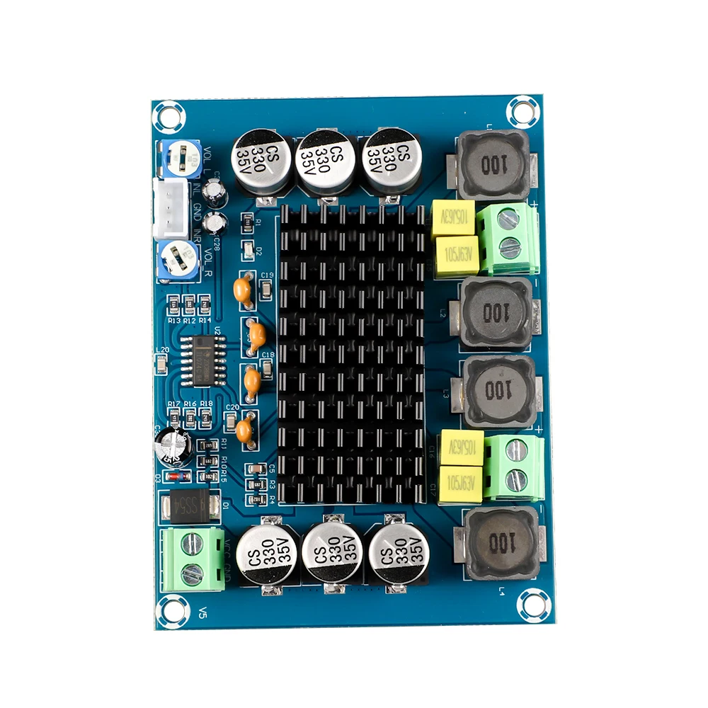 High-Power Dual Channel Digital Stereo Audio Amplifier Board