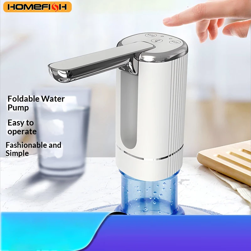 HOMEFISH Electric Household Folding Water Pump Bucket Automatic Water Dispenser Small Water Outlet for Home Use 1