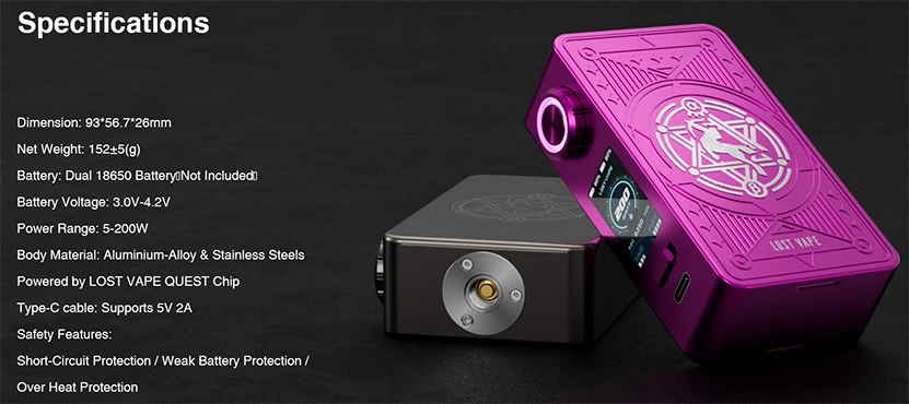 S7b0af1f272e742c19c92dcd526f83461q - Lost Vape Centaurus M200 Kit 200W Mod 5ml Centaurus Sub Ohm Tank Fit UB Max Coil Electronic CigaretteqVape Verloren Vape Centaurus M200 Kit 200W Mod 5ml Centaurus Unter Ohm Tank Fit UB Max Spule Elektronische zigarette 18650 Vape_S7b0af1f272e742c19c92dcd526f83461q