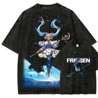 Frieren maglia estiva unisex cotone con diverse stampe 4