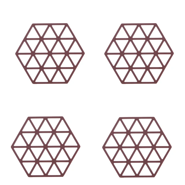 4pcs Brown A