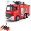 Fire Truck Toy for Kids 3-5,with Fire Rescue Vehicle with Shooting Water,Lights and Sounds,Toy Truck Gift for Boy Age 3+ 1
