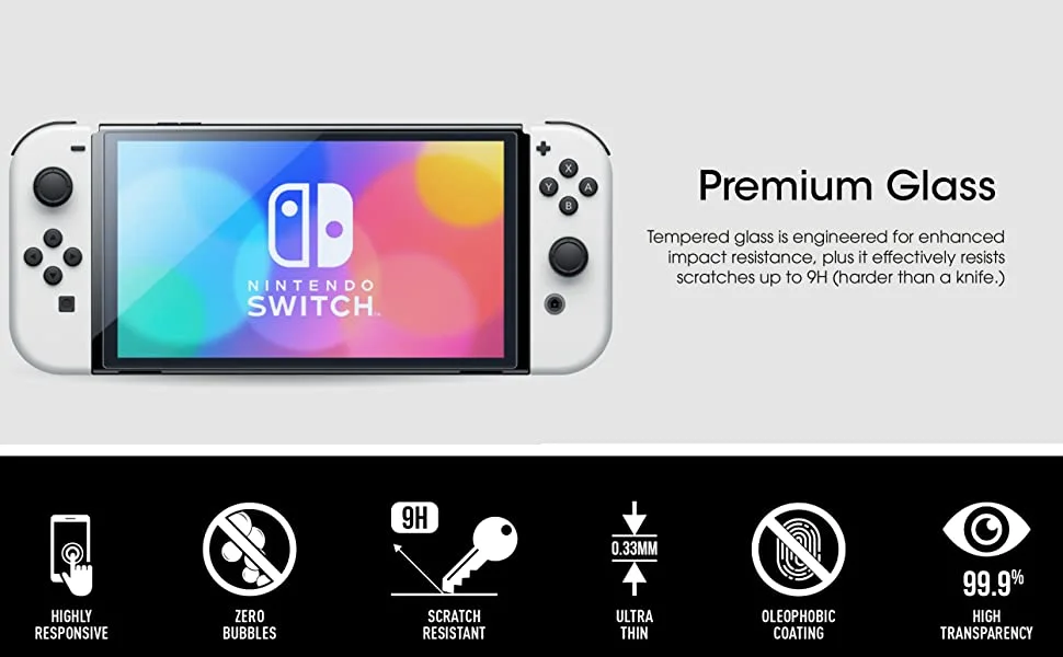 Switch OLED/LITE/NS Aufbewahrungsset, Switch-Koffer und Daumenkappen, tragbare wasserdichte Reisetasche für Switch-Konsole und J-Con (lila) – Detail 1