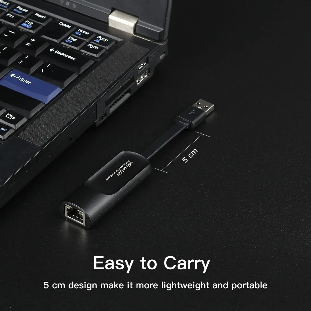 2500Mnps Wired USB 3.0 Type C USB To Rj45 Lan Ethernet Adapter 2.5G Ethernet Gigabit Adapter Lan Card Hub for MacBook iPad