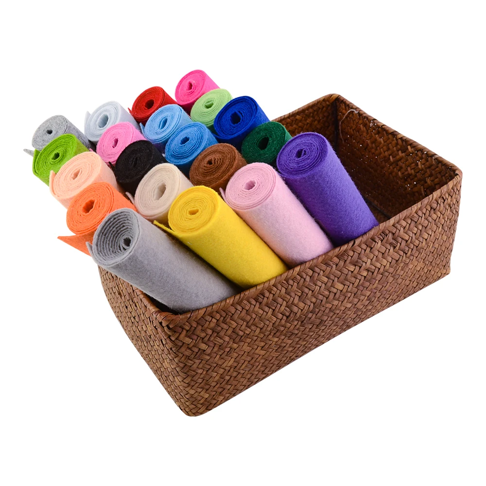 Felt Fabric 1.0mm Thick 20*90cm Medium Hardness Non-woven Sheet DIY Sewing Crafts Accessories Material Patchwork