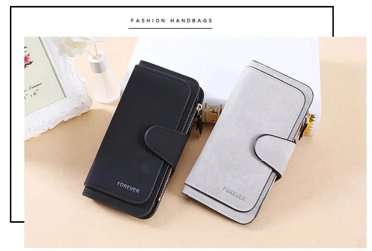 Long PU Leather Butterfly Flower Wallet with Zipper & Card Holder S7b0b5ffb33b5436dbd13f2131eaebddd1
