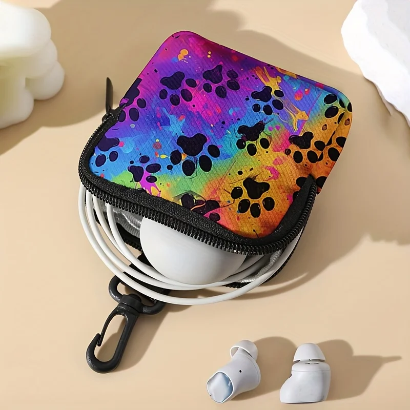 Large capacity coin wallets with claw print patterns, digital printed coin wallets, and storage bags are ideal choices for gifts