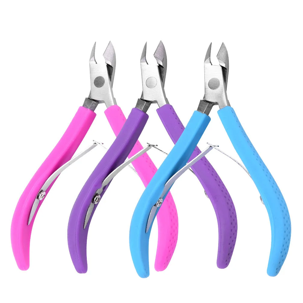 

Cutlery Tool for Nail Enhancement Pointed Blade Stainless Steel Nail Clipper Eagle Beak Nail Groove Pliers Peeling and Pushing