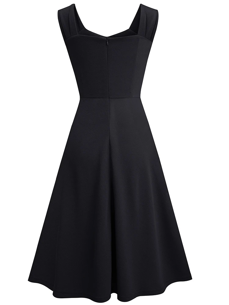 

New summer women's dress slimming dress temperament celebrity small dress A-line large swing skirt solid color