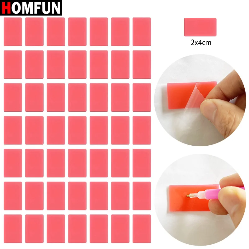 HOMFUN 5-50pcs 다이아몬드 페인팅 크로스 스티치 액세서리 DIY 자수..