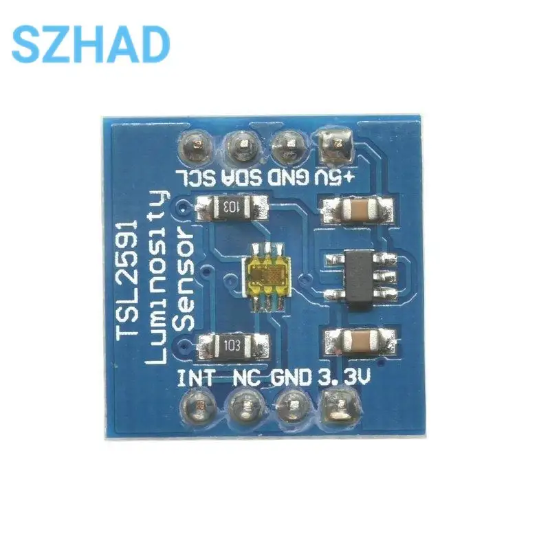 TSL2591 High Dynamic Range Digital Light Sensor Module IIC I2C TSL25911FN Light Sensor Breakout Board 3.3V 5V For Raspberry Pi image 2