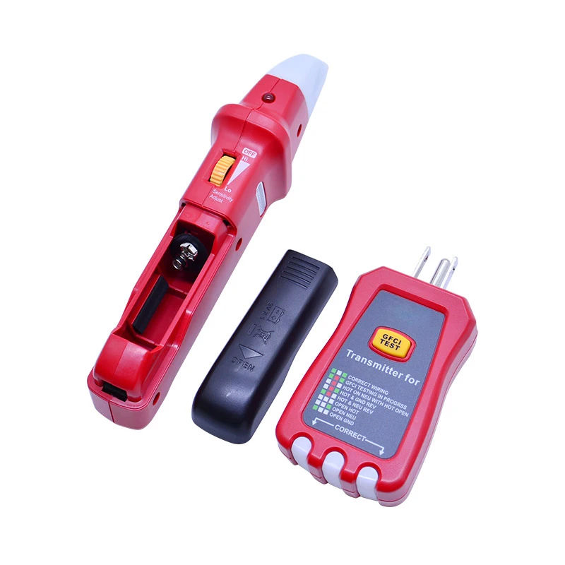 Xin Tester digital AC circuit tracer breaker finder + GFCI outlet receptacle socket tester 90-120V electrical breaker locator 6