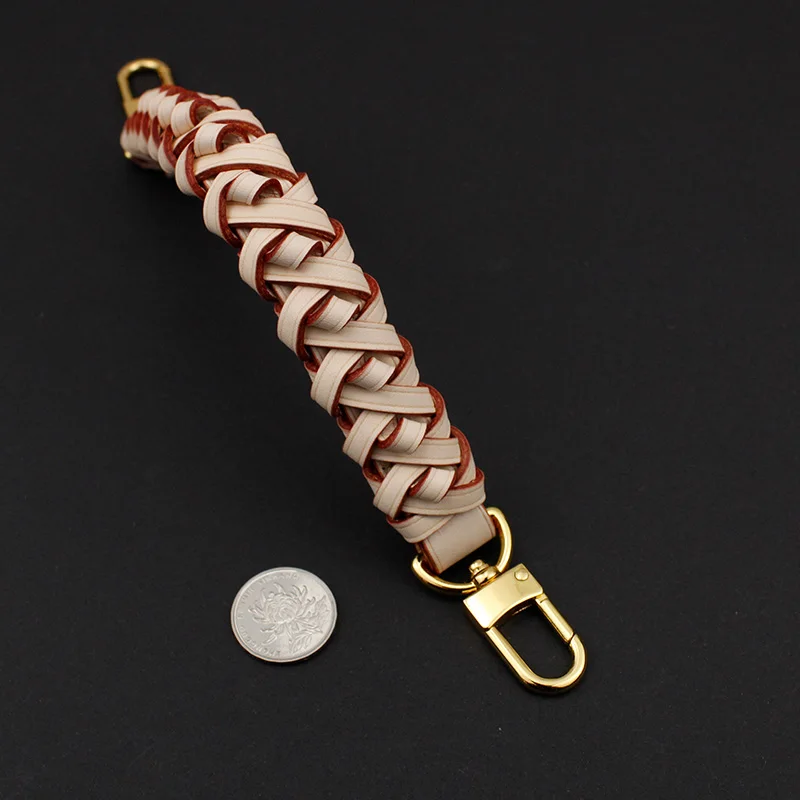 Bucket bag Thick Wrist Strap Fashion Weave Handbag Strap Shoulder Removable Bag Accessories High Quality Weave Short Bag Straps