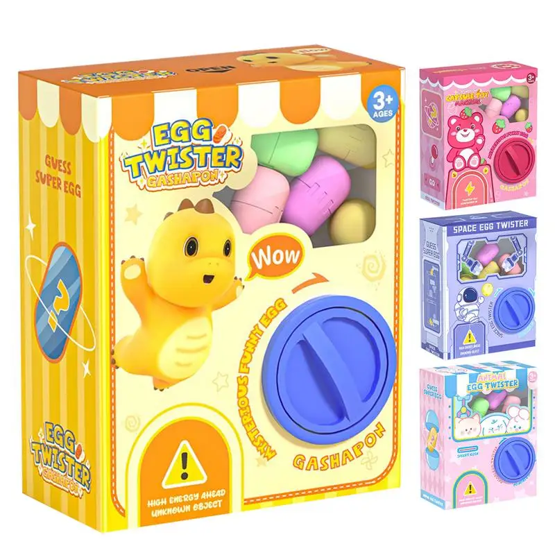 Christmas Gashapon Toy Machine Egg Twisting Machine Household Mini Cartoon Doll Twisted Egg Blind Box Girl Gift Blind Box 6