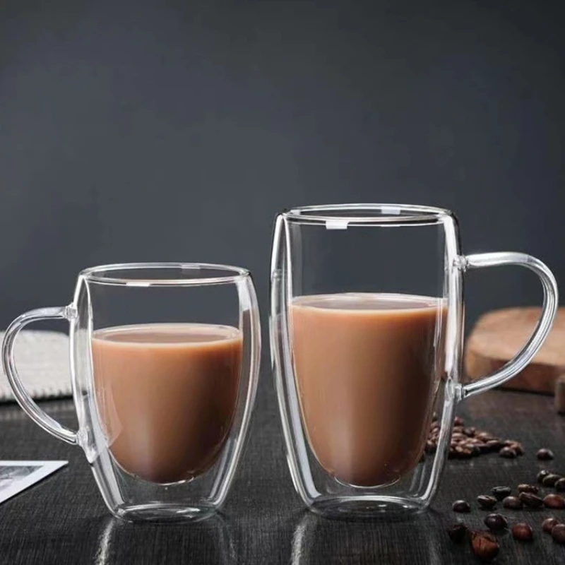 Set 10 Tazze Espresso Vetro Doppia Parete 50ml - Trasparenti, Resistente Al Calore, Per Caffè E Tè - Foto 6