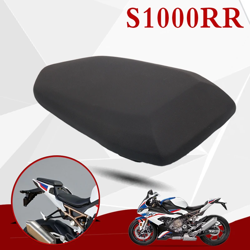 

Motorcycle Seat Cushion Comfort Rear Passenger Pillion Seat Waterproof For BMW S1000RR S1000 RR 2019 2020 2021 2022