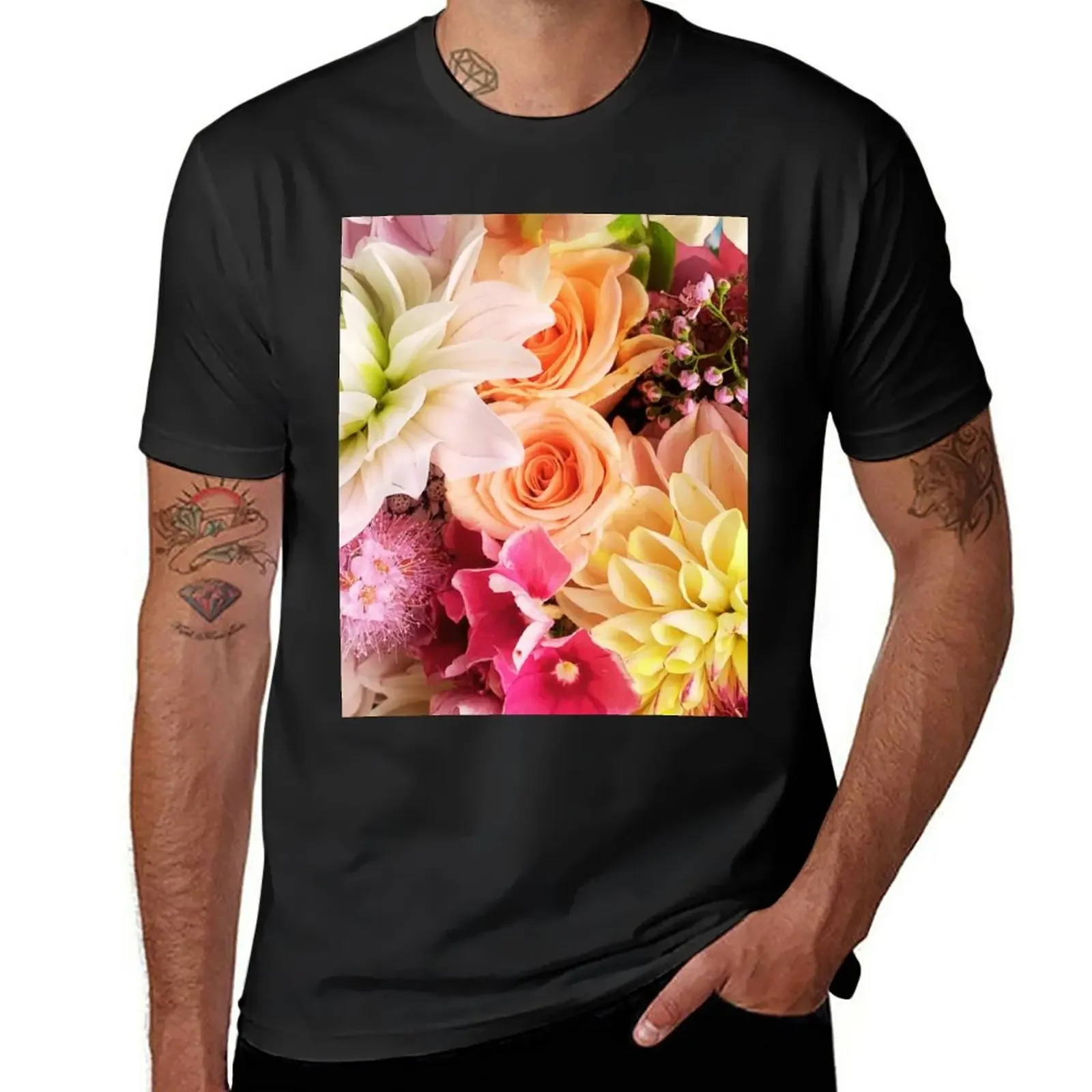 

Inspiration Flower T-Shirt new edition tees oversized t shirts for men
