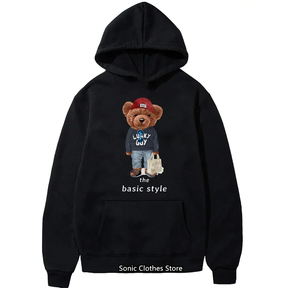 Osito Cariñosito Sudaderas Con Capucha De Oso De Peluche De Nueva