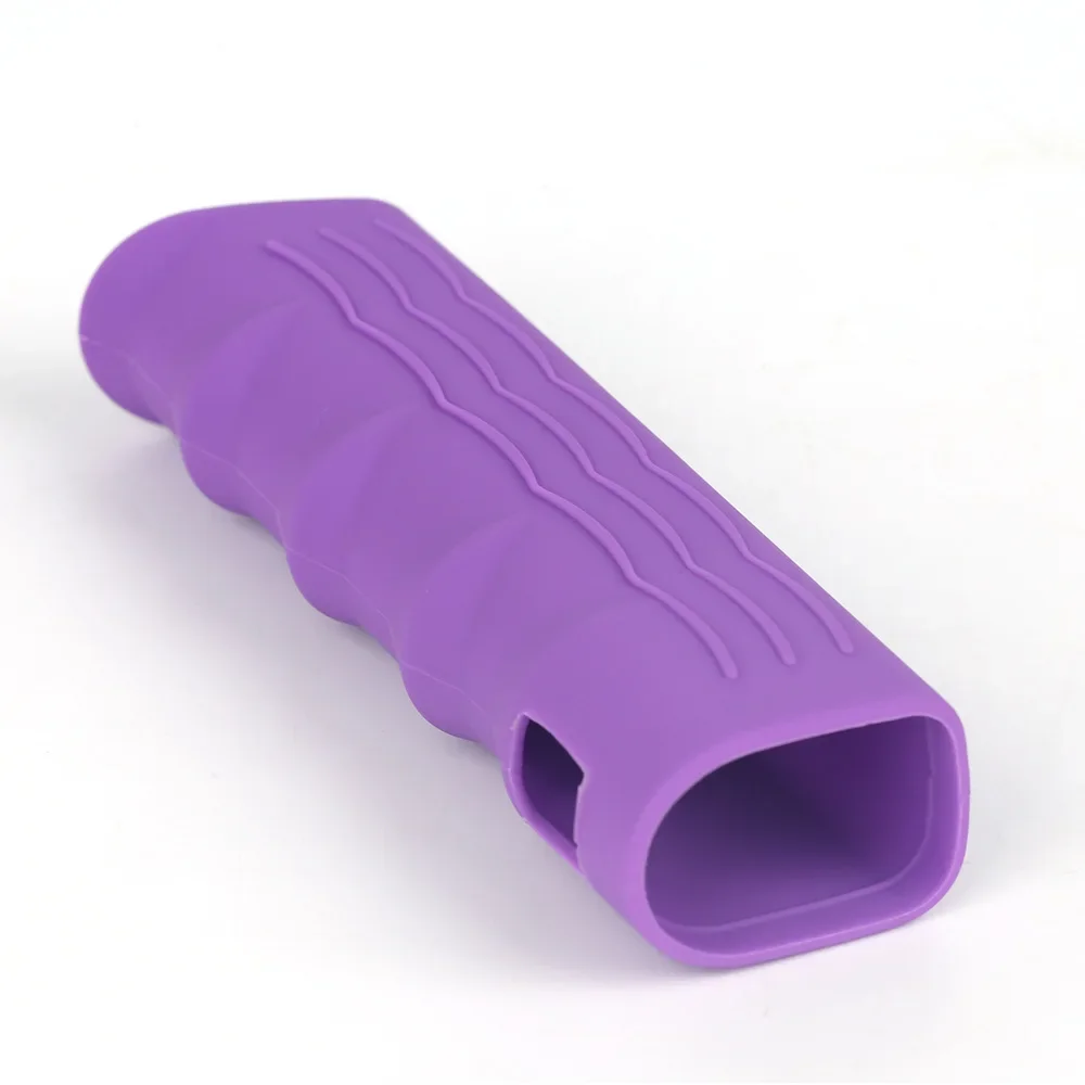 Silicone Car Handle Cover Soft Rubber Brake Pedal Protective Cover For Vehicle Interior Durable Handheld Gear Shifter