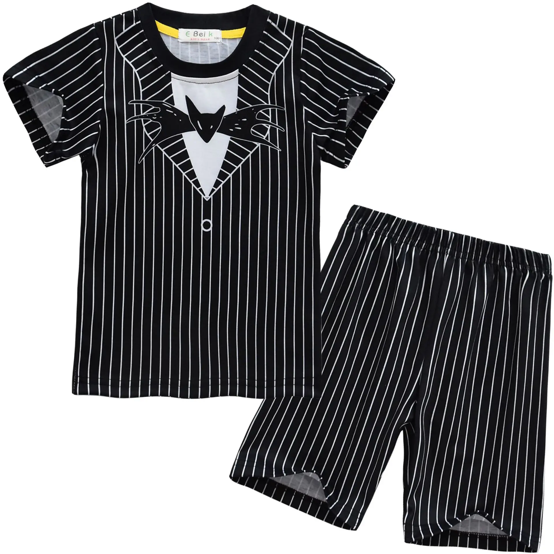 thumbnail image 1 of Ropa de Halloween para niños, disfraz de Jack Skellington de Pesadilla antes de Navidad, uniforme de Halloween para niños, 1 of 4