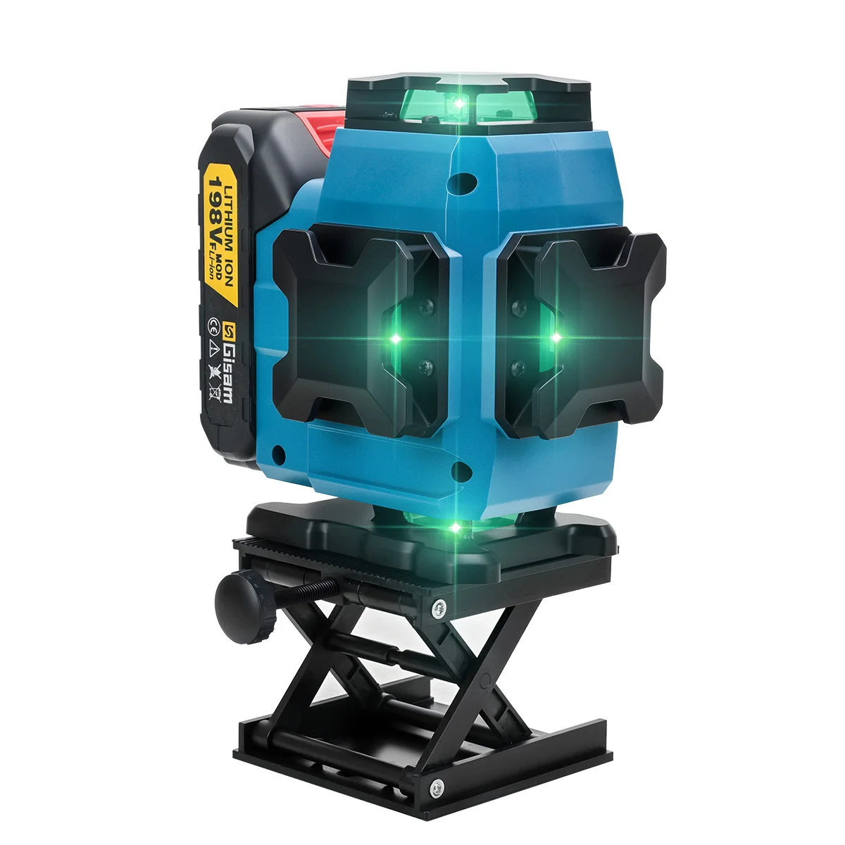 16 Lines 4D Laser Laser Level Self-leveling Powerful Green Beam 360 Horizontal a