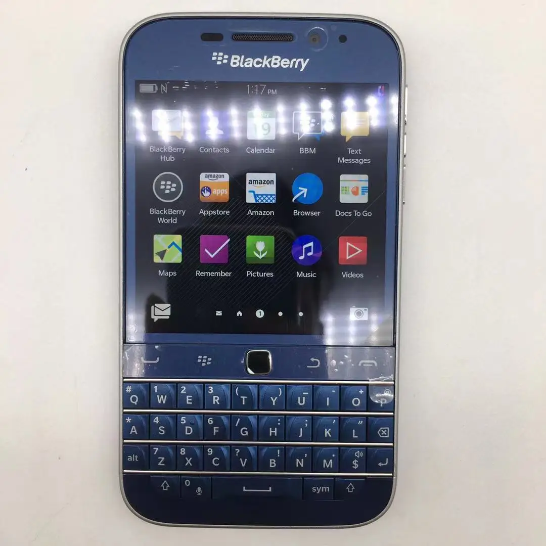 BlackBerry Q20 16GB スマートフォン BlackBerry Classic Q20 Unlocked 4G LTE Retro Smartphone 16GB+2GB