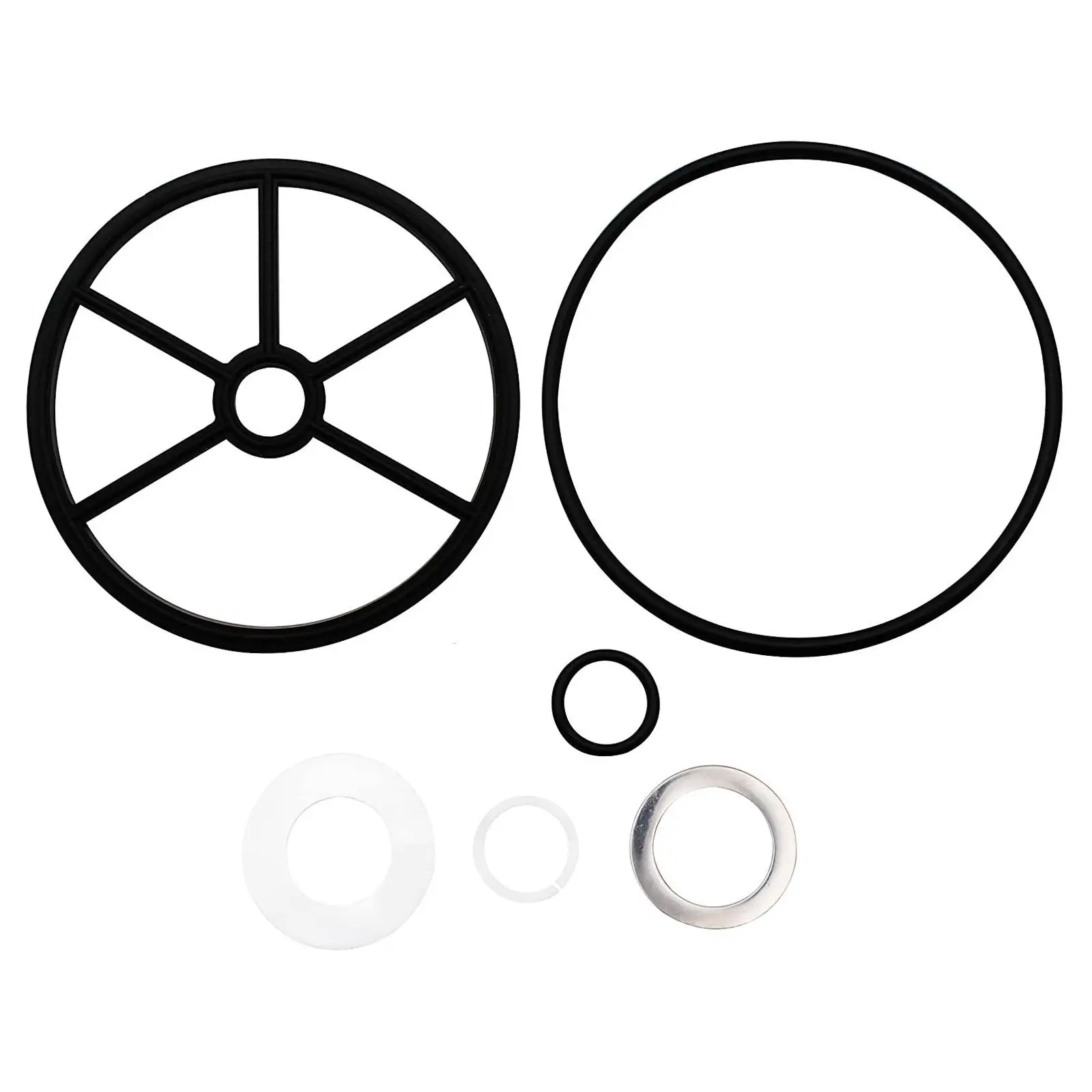 

6x Diverter Spider Gasket, 1-1/2" Top & Side Mount Multiport Valve, Easy to Install, Swimming Pool Filter Valve