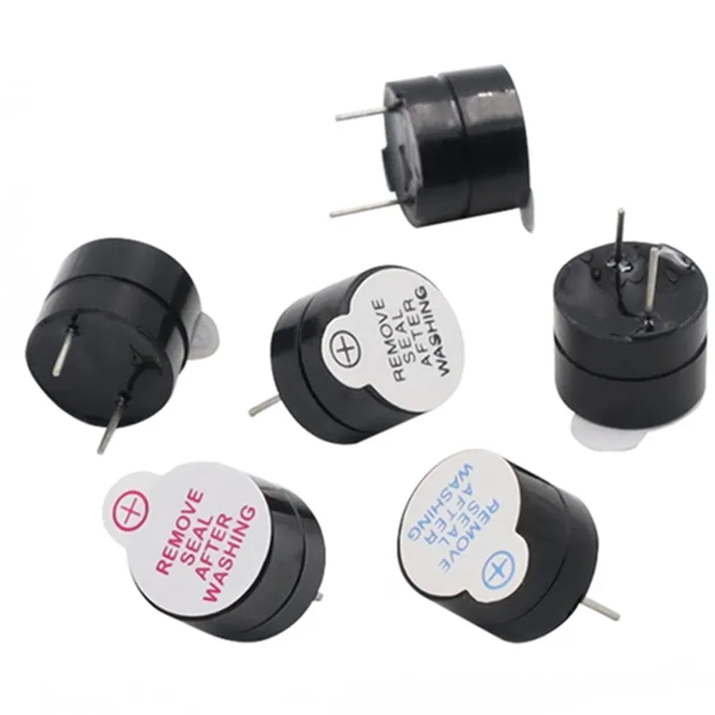 50PCS TMB12A03 TMB12A05 TMB12A12 액티브 소스 버저 자기식 연속 경고음 12*9.5MM 3V 5V 12V 12X9.5
