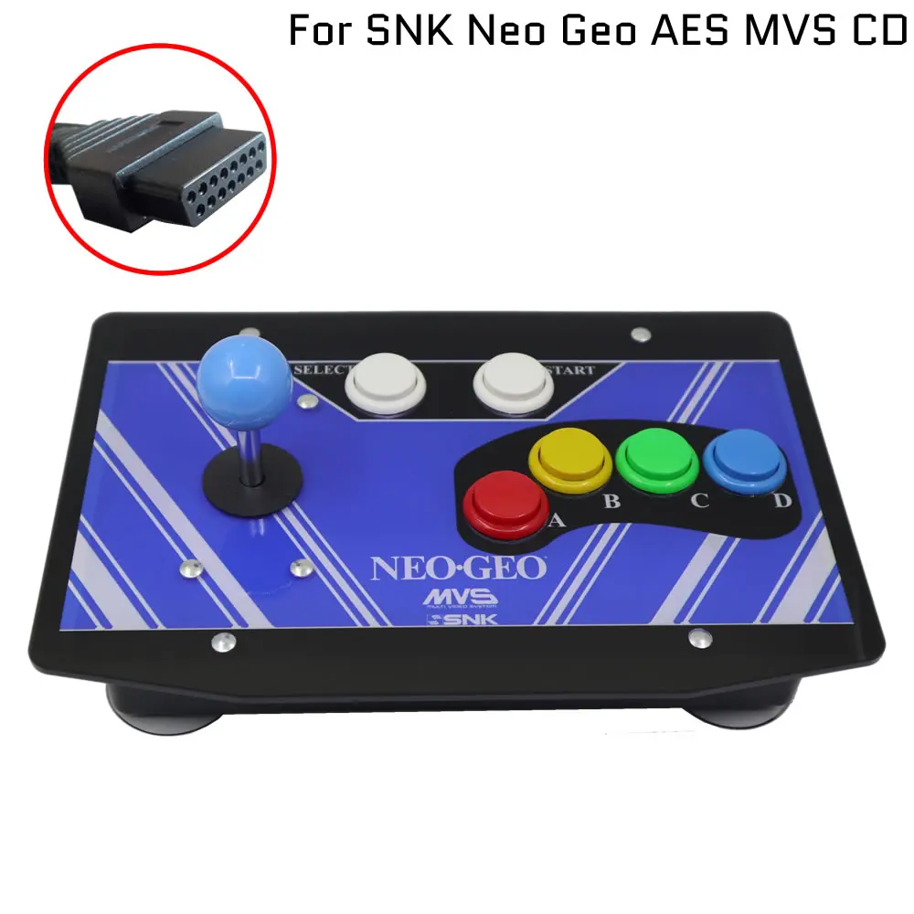Arcade Game Joystick Console Di Gioco 6 Pulsanti 15Pin Hitbox Stick Fightbox Controller Rac-J200S Per Snk Neo Geo Aes Mvs Cd