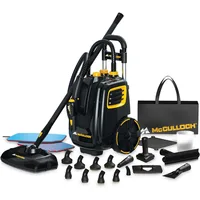 Deluxe Canister Steam Cleaner with 23 Accessories, Chemical-Free Pressurized Cleaning for Most Floors, Counters 1