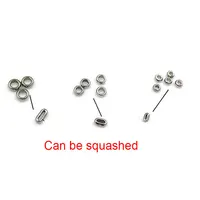 100pcs Stainless Steel End Crimp Beads Covers 2 3 4 5 mm Golden Color Tube Stopper Spacer Beads For Diy Bracelet Jewelry Making 2