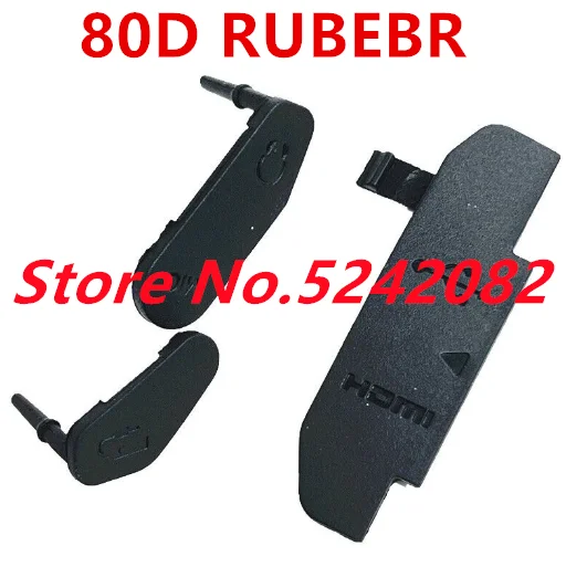 

NEW USB/HDMI-compatible DC IN/VIDEO OUT Rubber Door Cover For Canon EOS 80D Digital Camera Repair Part