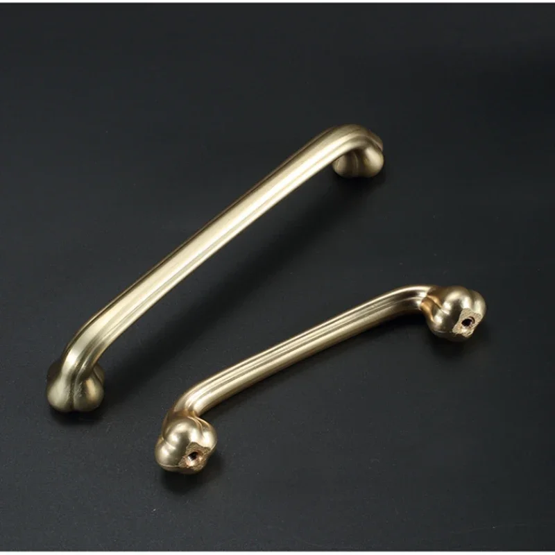 Zinc Alloy Pearl Gold Brown Cabinet Handles Solid Drawer Knobs Kitchen Cupboard Door Pulls Furniture Handle Cabinet Hardware