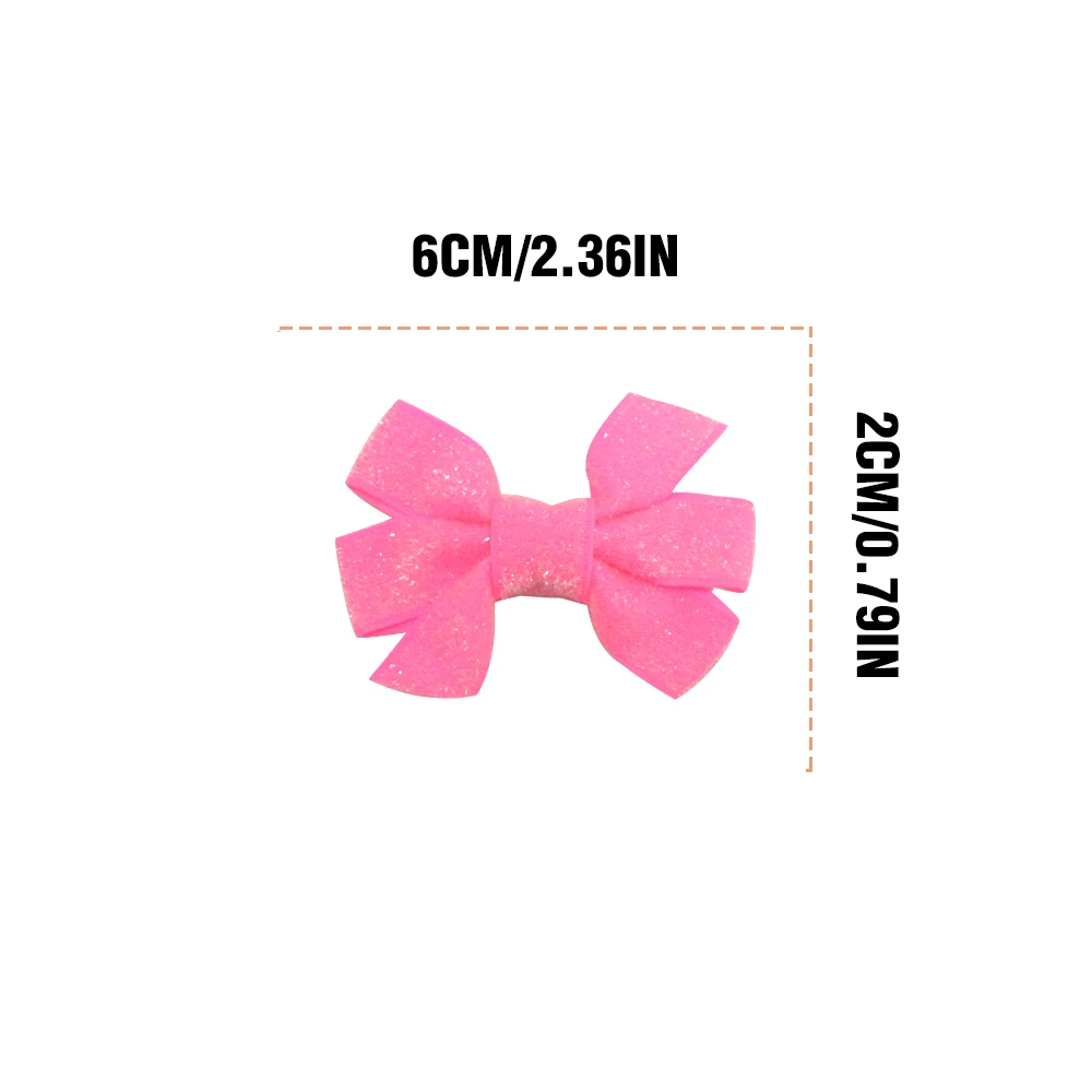 1/6Pcs Fashion Baby Hair Accessories For Kids Bowknot Hair Clips For Cute Girls Colorful Bows Clip Hairpin Hair Accessories Set 6