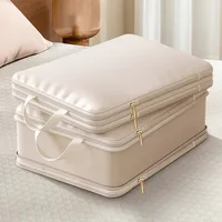 Compression Storage Bags for Clothes Travel Suitcase Organizer with Satin Fabric Portable Waterproof Down Jacket Packing Bags 1