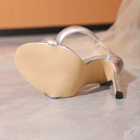 Eilyken New Design Open Toe High Heels Women Sandals Classics Ankle-Wrap Pole Dancing Zipper Stripper Ladies Sexy Shoes - Image 6